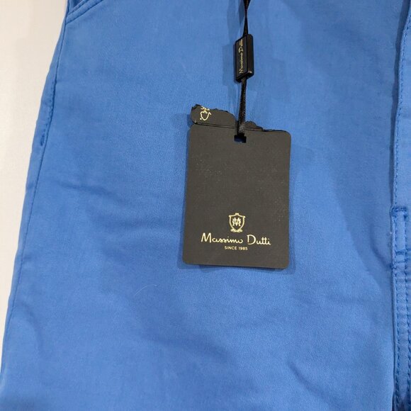 BNWT Massimo Dutti Flared Boot Cut Pants Blue Size 6 - Picture 2 of 7